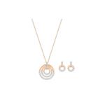 Swarovski Ring Kolmeosaline Komplekt Roosa Kuld Naiste Ehted 5367890 Rose Gold,F