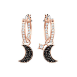 Swarovski Symbolic M&uuml;stiline T&auml;ht ja Kuu L&auml;biporatud K&otilde;rvar&otilde;ngad Naiste k&otilde;rvar&otilde;ngad Must 5440458 Box (Random Color)