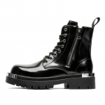 Meeste Ehtsast Nahast &Uuml;mara Ninaga Saapad Vabaaja Nahast Mugavad K&otilde;rge S&auml;&auml;rega Saapad Moedisainer N&ouml;&ouml;rsaapad Pahkluuni Vaba&otilde;uk&otilde;ndimise Kingad 38 must