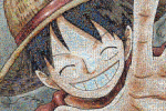 Ensky ONE PIECE mosaiikkkunst 50 x 75 cm pusle 1000 t&uuml;kki Pusle alates 6. eluaastast [Luffy] 1000-583