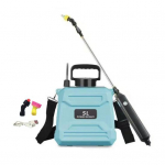 1,3 galloni/2,1 galloni elektripihusti Sisseehitatud 18650 mAh laetav akupihusti Aiapihusti teleskooppihustiga taimede kastmiseks 5L sinine