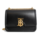 Burberry TB logo nahast ketiga crossbody kott, luksuslik kuldse tooni riistvara, mini &otilde;lakott naistele, igap&auml;evaseks t&ouml;&ouml;les&otilde;iduks ja &otilde;htuseks kasutamiseks 8049024 Basic Set (Bag+Dust Bag)