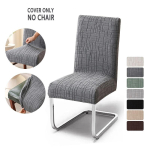 1/2/4/6 tk P&otilde;hjamaise stiilis venivad s&ouml;&ouml;gitoolikatted Mustriga m&auml;&auml;rdumiskindlad Tooli istmepolstrid K&ouml;&ouml;gi istmekate Pulmapeo &Uuml;rituse jaoks 2pcs Chair Cover gray