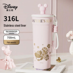 Disney Minnie 316L roostevabast terasest isoleeritud joogitops k&otilde;rrega
