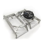 Radiaatori kaitse ventilaatori kinnitus KTM Hengjian kahetaktilisele K16 K6R K8 4-inch Fan white
