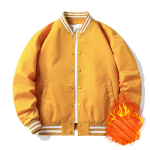 V&auml;rvilise sisestusega pesapallivormi meeste kevad- ja s&uuml;gisbomber jope Meeste ja naiste sama stiiliga paari jope Ins Trendikas t&ouml;&ouml;jakk 5XL yellow
