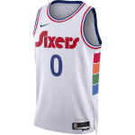 Nike Tyrese Maxey Philadelphia 76ers 2024/25 City Edition Meeste Nike Dri FIT NBA Swingman S&auml;rk FQ4355-102 S