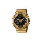 Casio LCD/n&otilde;elaga kahekordse n&auml;idikuga seeria G-SHOCK seeria kuldne seeria moesuund klassikaline spordikell l&ouml;&ouml;gikindel ja antimagnetiline kvarts GA-110GD-9B kuld