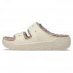 Crocs Classic Fuzzy Slipperid Unisex Slipperid Luuvalge 207446-2YC 41-42