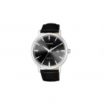 CITIZEN Eco-Drive Seeria Lihtne ja Moodne P&auml;ikesek&uuml;ttega Kvarts Ehtsa Nahast Rihm Meeste K&auml;ekell Must T&auml;hik BM7460-11E must