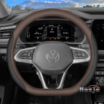 Nahast auto roolikatte Volkswagen Tiguan T-roc T-cross Tayron Polo Id4 Caddy Atlas Crafter Virtus 2025 Tarvikud