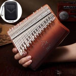 34 klahviga Kalimba p&ouml;idlapianoo Spoonist valmistatud p&ouml;&ouml;gipuidust 34 klahviga Kalimba s&otilde;rmepianoo Muusikainstrument hoiukarbiga Muusikas&otilde;bra kingitused