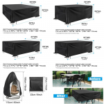 &Otilde;hutusavaga aiam&ouml;&ouml;bli kate Veekindel tuulekindel UV-vastane raskeveokite rebenemiskindel 600D Oxfordi sise&otilde;u aialaua kattepakett 125X63X74cm