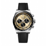LONGINES Concas seeria automaatne mehaaniline liikumine 100 meetrit veekindel meeste 42mm &scaron;ampanjav&auml;rvi sihver roostevabast terasest korpus kummirihm L3.835.4.32.9 &scaron;ampanjav&auml;rvi
