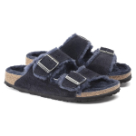 Soojad naiste/meeste klapid Birkenstock Arizona VL seemisnahk laiad tavalised tuminsinised (1020592) 41 tumesinine v&auml;rv