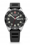 Victorinox FieldForce 249167 &Scaron;veitsi kvartsikell Must sihver Kummirihm Meeste