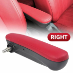 FIAT 500 2016 2017 2018 2019 jaoks Uus istme k&auml;etugi Siseosa Eesmine Vasak Parem Juht Reisija Punane / Must 6BV31KRLAA 6BV48KPLAA Red Driver Side gray