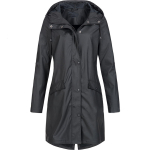 Naiste EAR Solid Rain Outdoor Plus-suuruses kapuutsiga vihmamantel Tuulekindel pikk jope mantel XXXXXL gray