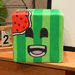 P&auml;ikeseline ja meloni kaisuloom Multifilmi anime armsad nukud Pehme t&auml;idisega eriline s&uuml;nnip&auml;evakingitus lastele t&auml;iskasvanutele ja toakaunistuseks 10cm-30cm green