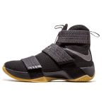 Nike LeBron Soldier 10 Sfg 'Black Gum' 844378-009 40.5 gray