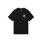 Nike Sportswear Meeste Kirjalogo Prindiga Retro &Uuml;mmarguse Kaelusega T-s&auml;rk Must DM6428-010 must