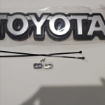 Toyota Esiv&otilde;re Esip&otilde;rkuri Retrostiilis V&otilde;re Embleem Land Cruiserile LC100 LC95 LC80 Wildlander Harlander RAV4 Kirja Embleem kymb14 35.5X7.5cm h&otilde;be