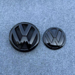 VW Volkswagen Jetta MK5 Golfi jaoks VW T5 T6 jaoks Auto Kapott Esiv&otilde;re Embleem Tagumine Pagasiruum Logo Kate Dekoratsioon Volkswagen Transp gs2 jaoks Glossy Black gray