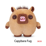 Fuggler Chonky Seeria 38CM Pehmed M&auml;nguasjad Naljakad Koledad Hambulised Koletise Nukud Armsad Loomad Diivani Kaunistus Viska Padi Lastele T&auml;iskasvanutele Kingitus brown