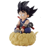 Anime Dragon Ball Son Goku pilvekujuga figuur Laps Goku tegevuskuju 15cm PVC kuju kollektsioonimudel m&auml;nguasjad kingitused No box black