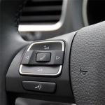 Stabiilne-Auto Multifunktsionaalse Roolinupu Nupukate Kate Helitugevuse Nupu Kate Sisekate VW Passat B7 2011-2015 jaoks Black L gray