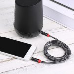 2-meetrine helipikenduskaabel, 3,5 mm pistikupesa, isane ja isane AUX-kaabel 3,5 mm helipikendusjuhe punutud