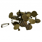 20 t&uuml;kki &uuml;mmargune prossi alus, t&uuml;hi salve haakn&otilde;elad pronks as described h&otilde;be