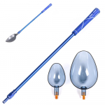 55 - 95cm Teleskoopiline Alumiiniumist S&ouml;&ouml;tmise Heitmise Kepp K&auml;epide 2 S&ouml;&ouml;tmislusikaga S&ouml;&ouml;da Heitjad Handle with spoons