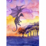 5D teemantk&auml;sit&ouml;&ouml; maalimine Teemanttikandid K&auml;sit&ouml;&ouml; Majesteetlik draakoni teemant seinakaunistus 20X30CM