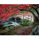 Teemanttikandid Teemantmaal Ristpistes Sild J&otilde;e vahtra mosaiik Kingitus Euroopa kodukaunistus 20X30CM