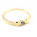 Bague Plaqu&eacute; Or 'C&acirc;lin' 50 kuld