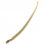 Les Tr&eacute;sors De Lily [P0709] - Bracelet Plaqu&eacute; or 'Epi de bl&eacute;' dor&eacute; kuld