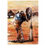 5D isetehtud teemantmaal Aafrika naiste beebi ristpistega t&auml;ispuurvaiguga teemanttikandid 20X30CM