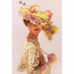 5D Teemantmaaling Lillek&uuml;bar Naine Teemanttikandid Ristpistes Kodukaunistus K&auml;sitsi valmistatud kingitused Round 20x30cm