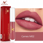 MeiYanQiong huulel&auml;ige matt huulel&auml;ige sametine huulepulk vedel matt veekindel huulev&auml;rv t&auml;idlane ja rikkalik seksikas huulemeik, kosmeetiline 1