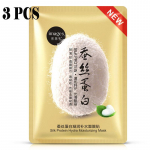 1/3/5 tk Siidiproteiini nahka noorendav n&auml;omask S&uuml;gavniisutav Niisutav &Otilde;li Kontroll Ahenevad Poorid Nahahooldustooted meestele ja naistele 3pcs