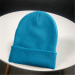 Klassikaline mitmev&auml;rviline nokam&uuml;ts, uued kuumad talvem&uuml;tsid naistele ja meestele, kootud soliidne s&uuml;gism&uuml;ts 54cm-60cm j&auml;rve sinine v&auml;rv