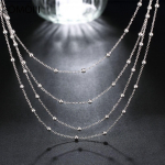 Peen 925 Sterling h&otilde;be Kaelakee Euroopa stiilis Populaarne Naiste Daam Armsad Amuletid Helmed Kett Mood S&otilde;brap&auml;eva kingitus