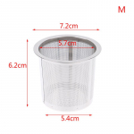 V&otilde;rgusilma tee infusioonis&otilde;el Lehtfilter Lekib s&otilde;el Metallist kauss Roostevaba teras 7CM