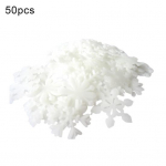 50 tk helendav kleebis unikaalse kujuga plastikust dekoratiivne lagi lumehelves luminofoorlamp 50Pcs Luminous mitmev&auml;rviline