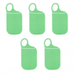 5 tk Pesulaud Peen libisemisvastane mini, kasulik soonega pind, ergonoomiline riidepesu beebiriiete jaoks roheline