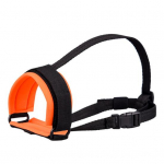 Suure elastsusega koera n&auml;okaitse Innovatiivne keskkonnas&otilde;bralik kutsika koonu haukumisvastane suukate S oranž