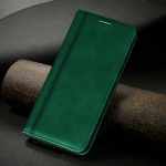 Nahast magnetiline raamatu&uuml;mbris Samsung Galaxy A21S A51 A71 A01 Core A11 A31 A41 A70 A50 A30 A40 A20 A10 S M21 M51 S20 FE Ultra Plus rahakoti &uuml;mberp&ouml;&ouml;ratav kate Samsung M31 roheline