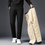 6XL 7XL Suured talvised lambavill soojad paksud dressip&uuml;ksid Meeste Mood Joggers Veekindlad vabaaja p&uuml;ksid Meeste Brand Plus Fliisp&uuml;ksid 5XL