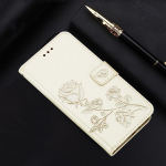 Luksuslik lilleline nahast klapp&uuml;mbris OPPO Realme C21Y C11 C25Y C31 C35 C20 C17 C15 C12 9 8 7 6 Pro 9i 8i 7i A52 A72 A92 A54 A74 A94 4G 5G rahakoti kate jaoks Realme 7i kuld